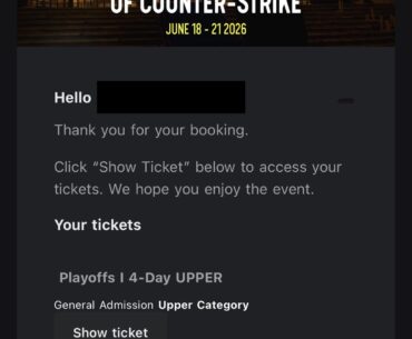 Iem cologne major ticket