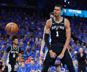 Victor Wembanyama does it all with 40-20 game in 2 OTs to send Spurs past Thunder in Game 1 classic