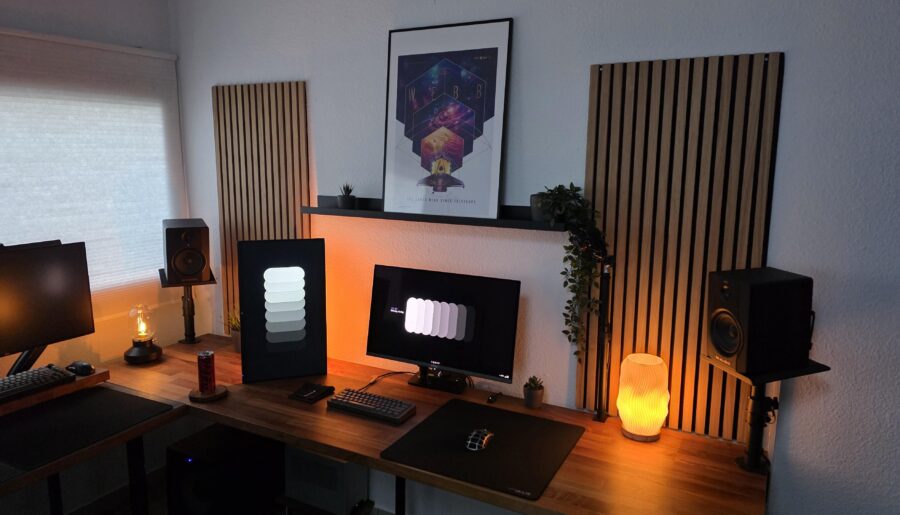 Clean and cozy setup – 500 HZ OLED