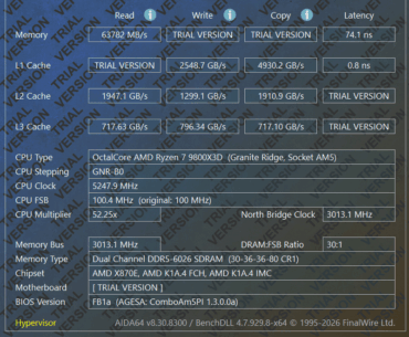 9800x3d x870e aorus elite latest fb1a - high latency. What am I missing?