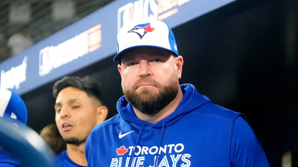 Toronto Blue Jays manager John Schneider (14).John E. Sokolowski-Imagn Images