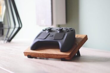 made this wooden display for this awesome controller!