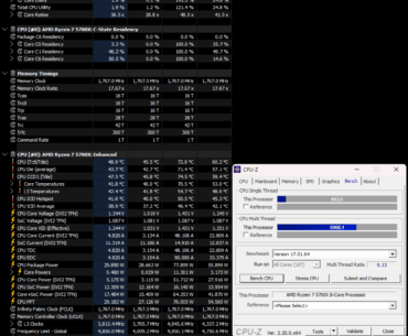 [5700x] 4.85ghz PBO (-25 all core) +200 override running at only 75w w/ Wraith Prism cooler & X470 Prime Pro