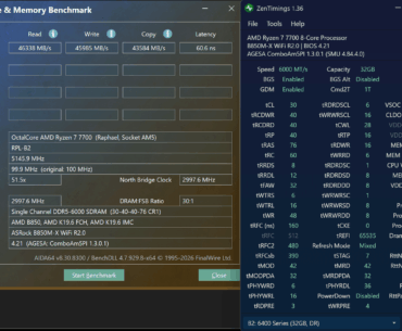 AGESA 1.3.0.1 seems to have lowered latency a bit?