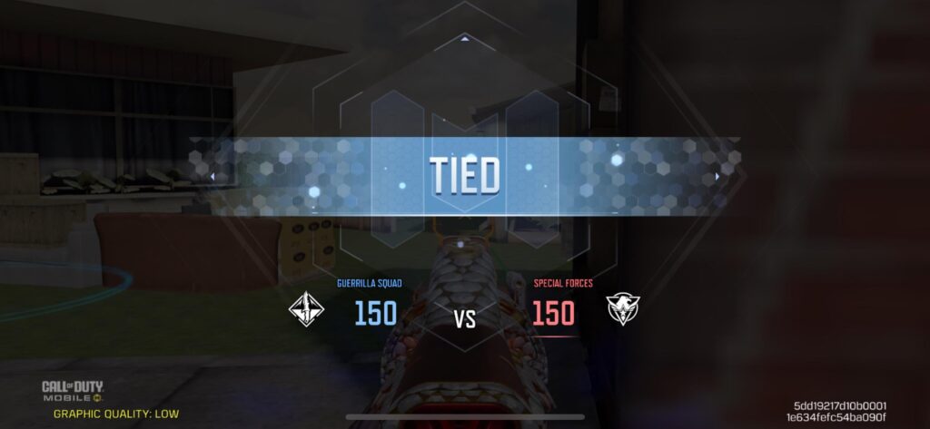 150-150. Didn't even know this level of mutual sweating was possible. 🤯