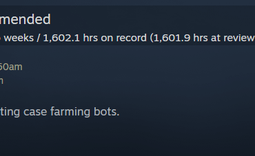 Don't forget to show your support for the game by leaving a Steam review 🥰