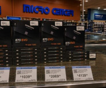 Samsung 870 Evo 8TB SATA SSD Listed At $4,139