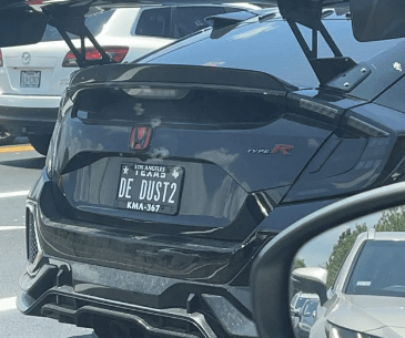 What a sick licence plate