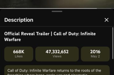[COD] It’s been 10 years since the trailer for Infinite Warfare released.