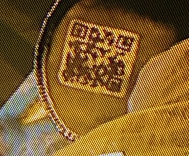 Theres a QR code on these shoes, It won’t pick up when I try to scan it.