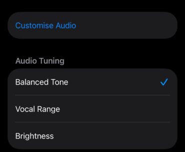 Headphone Accomodations settings should be turned on?