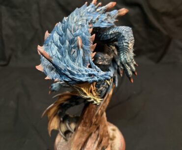 I painted a model Lagiacrus from Monster Hunter!