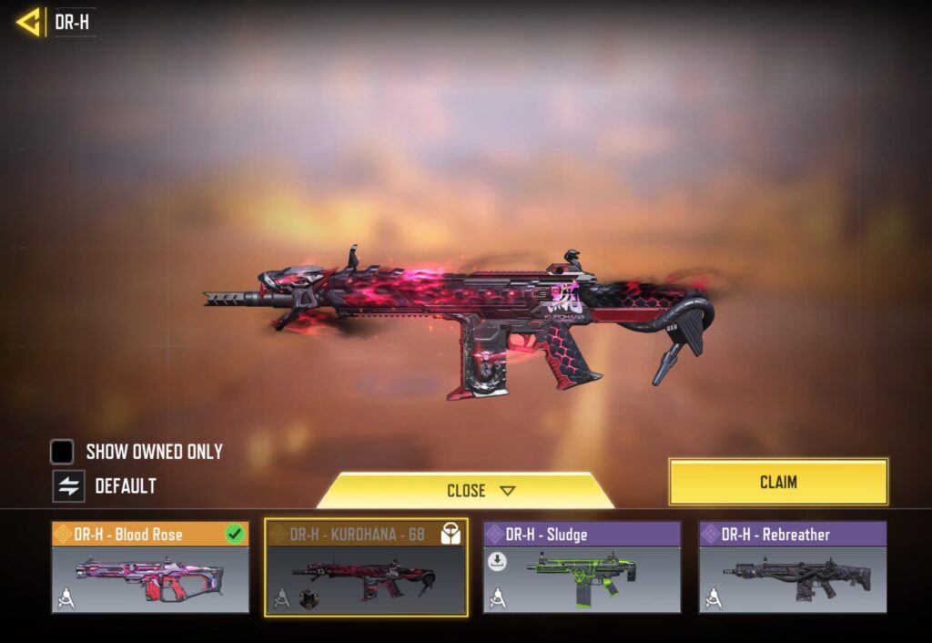 Does anyone know how I can get or claim this DR-H Kurohana blueprint? I love it, but I need someone to tell me what steps to follow to get it