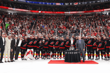 Hurricanes don't touch Prince of Wales Trophy following Game 5 victory