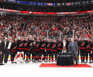 Hurricanes don't touch Prince of Wales Trophy following Game 5 victory