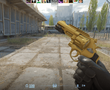 For some reason, my amber fade revolver turned gold for a round