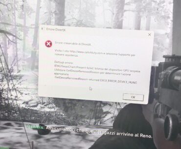 Errore in campagna cod ww2