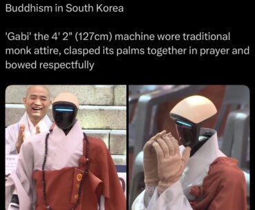 First ever robotic monk