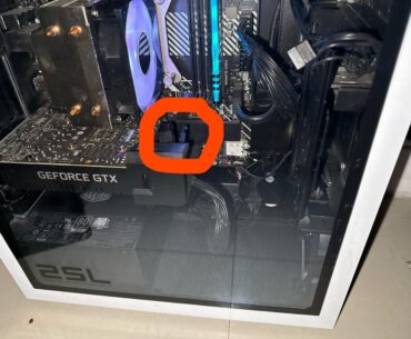 I just cleaned my omen 25 L, and not sure and whether this wire was connected to something prior to cleaning, does anyone know about these pre built pcs?