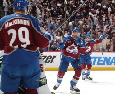 MacKinnon has 3 points, Avalanche defeat Wild in Game 2 of Western 2nd Round
