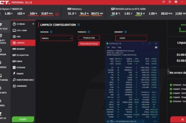 Update: Linpack stability test! 6000MHZ CL 26 FCLK 2200 GDM OFF!