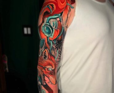Cyberpunk Ninetails by Jayjoree at BLACK FLORA in Dallas, TX