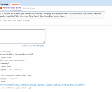More cheaters getting banned after update 41.2!