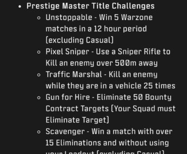PSA Pixel Sniper prestige master title challenge