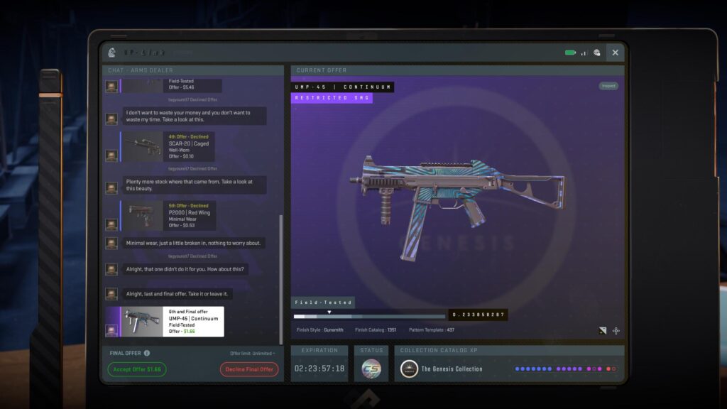 When did they increase it to 6 offers?