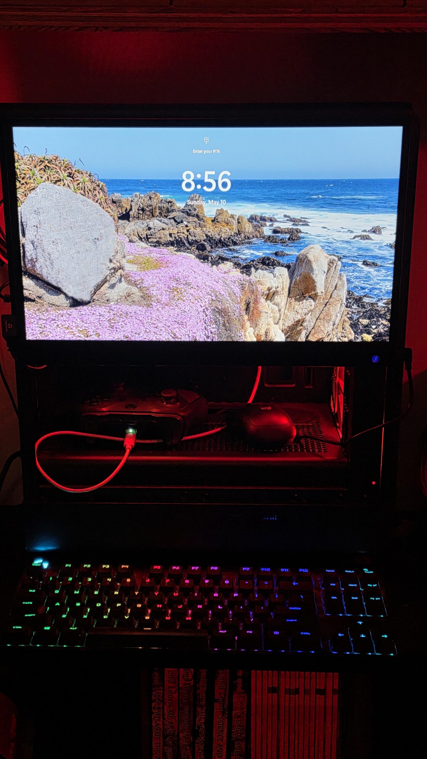 Not sure if this qualifies for *shitty or average* battlestations figured id start here i put the mouse in and take it out when in use for kids that frequent the house, its my way of keeping it tidy, mostly played on controller but keyboard for logging in amd typing into search boxes(fortnite). Not sure if this qualifies for *shitty or average* battlestations figured id start here i put the mouse in and take it out when in use for kids that frequent the house, its my way of keeping it tidy, mostly played on controller but keyboard for logging in amd typing into search boxes(fortnite).