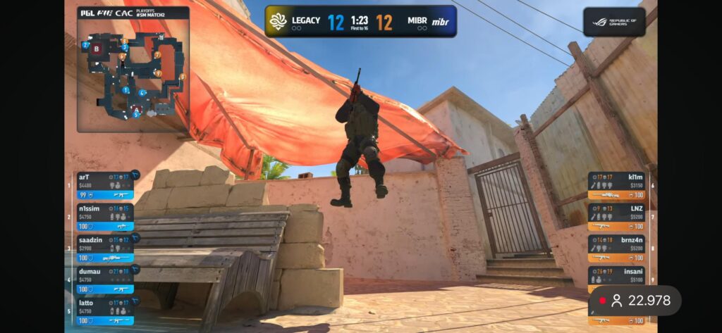 Counter Strike changes reload system so it’s more realistic.