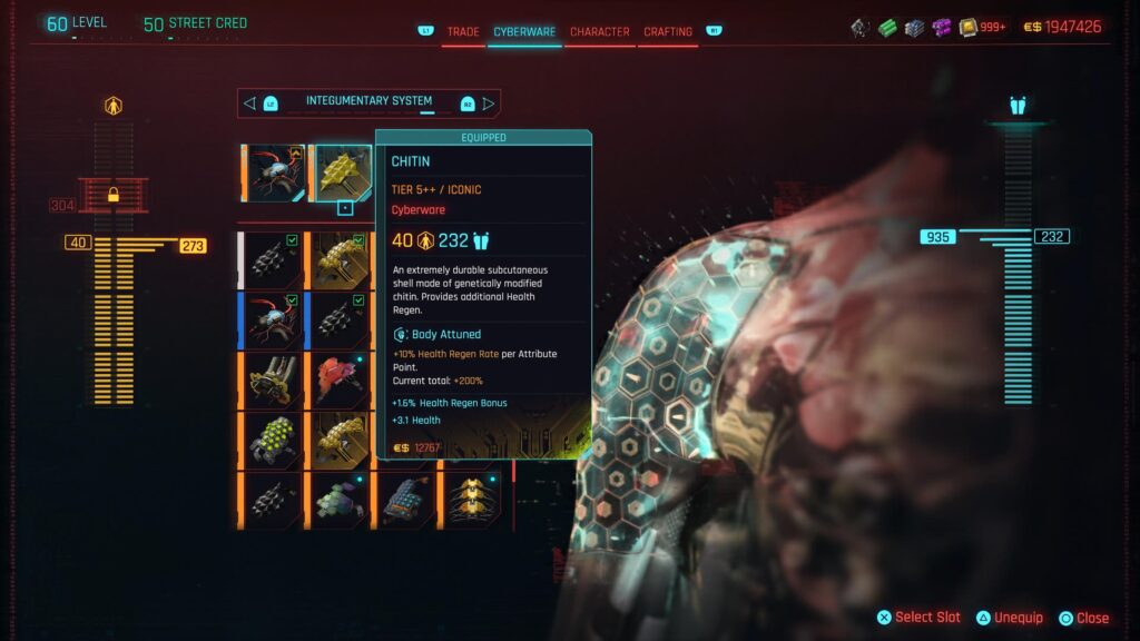 Did I find the holy grail of armor and health cyberware