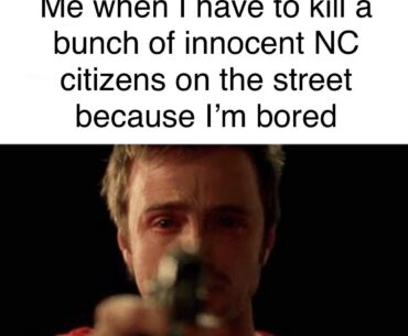 I have no idea if I’m insane and it’s just me but I randomly get the urge to quicksave and go on a murder spree for absolutely no reason