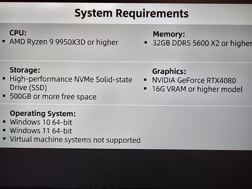 A partner company at my work sent these system requirements for a software I have been running for 3 years