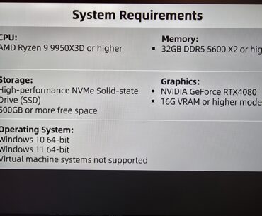 A partner company at my work sent these system requirements for a software I have been running for 3 years