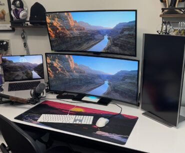WFH MacBook Pro setup