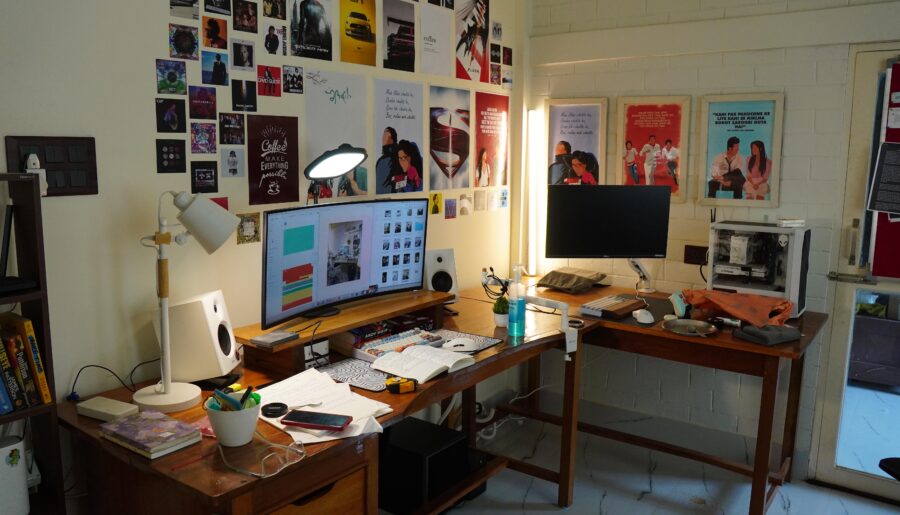 Help me make my desk-setup aesthetic and pleasing to the human eye.
