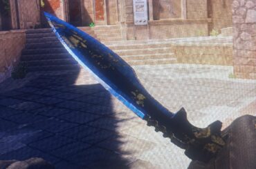 Why is my knife blue