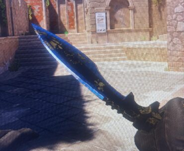 Why is my knife blue
