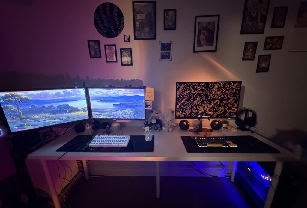 His & Hers setup