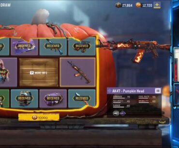 Throwback to the OG AK47 - Pumpkin Head draw which was more expensive than a full mythic charater draw today for one epic skin and fckin XP cards lol