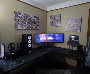 Triple monitor to single - so much room for activities!