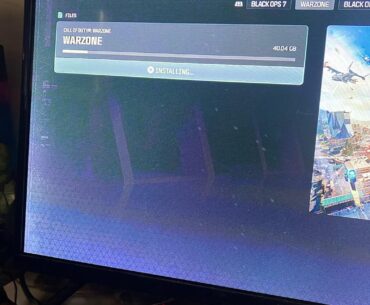 Why does the launcher say warzone isn’t fully installed?