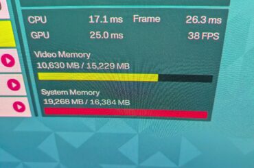 More system RAM in use than available