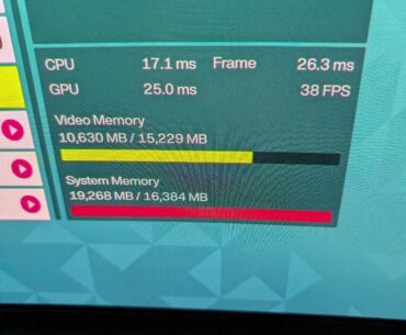More system RAM in use than available