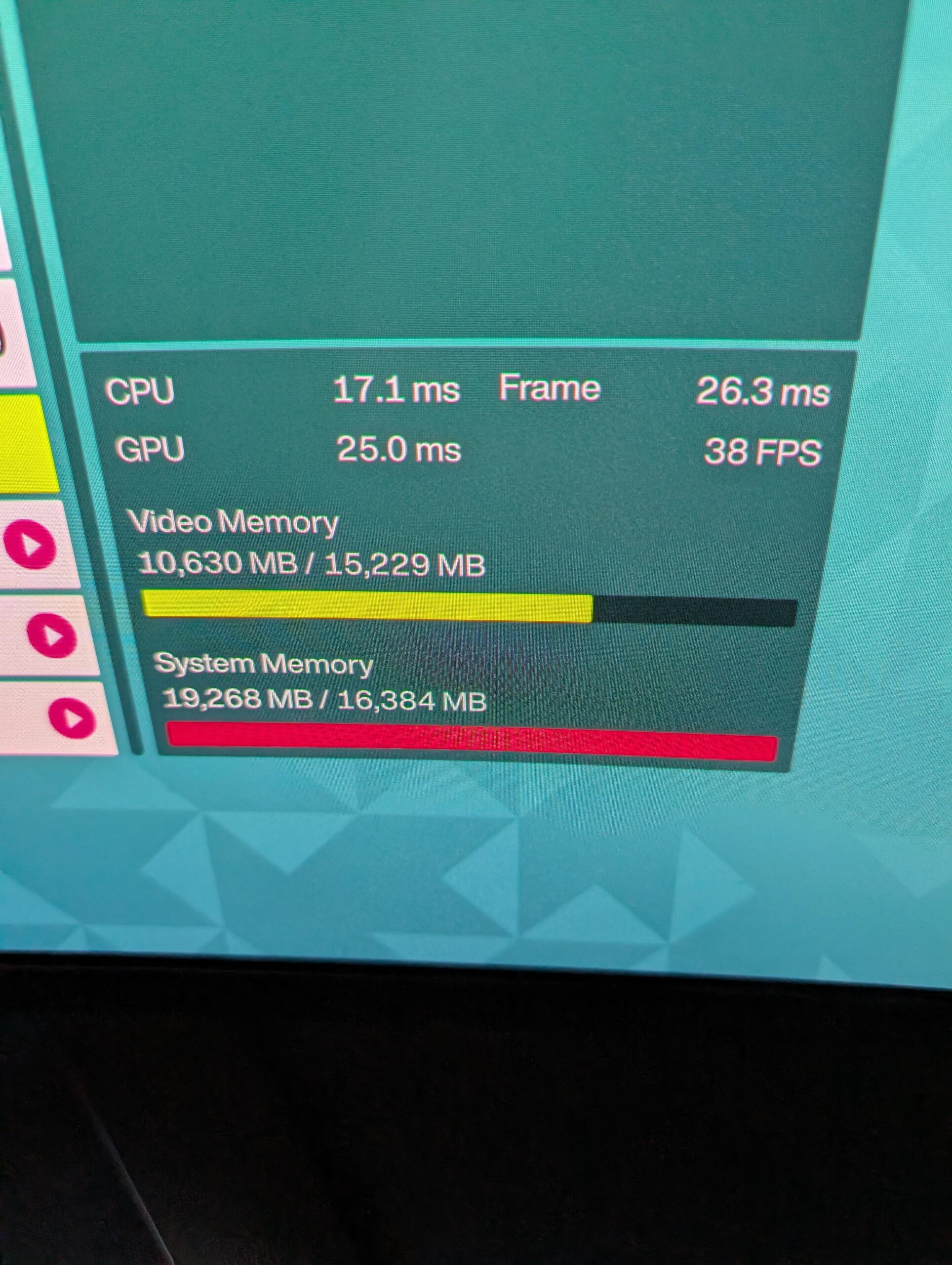 More system RAM in use than available More system RAM in use than available