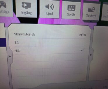 New screen
