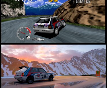 The game I grew up with & the game I'm playing now. 👀❤️ (Sega Rally 1995 + Forza Horizon 6)