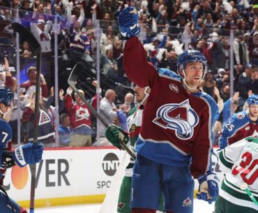 Avalanche, Wild trade punches in 'helter-skelter' Game 1