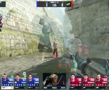 wonderful ends the half with a 1v4